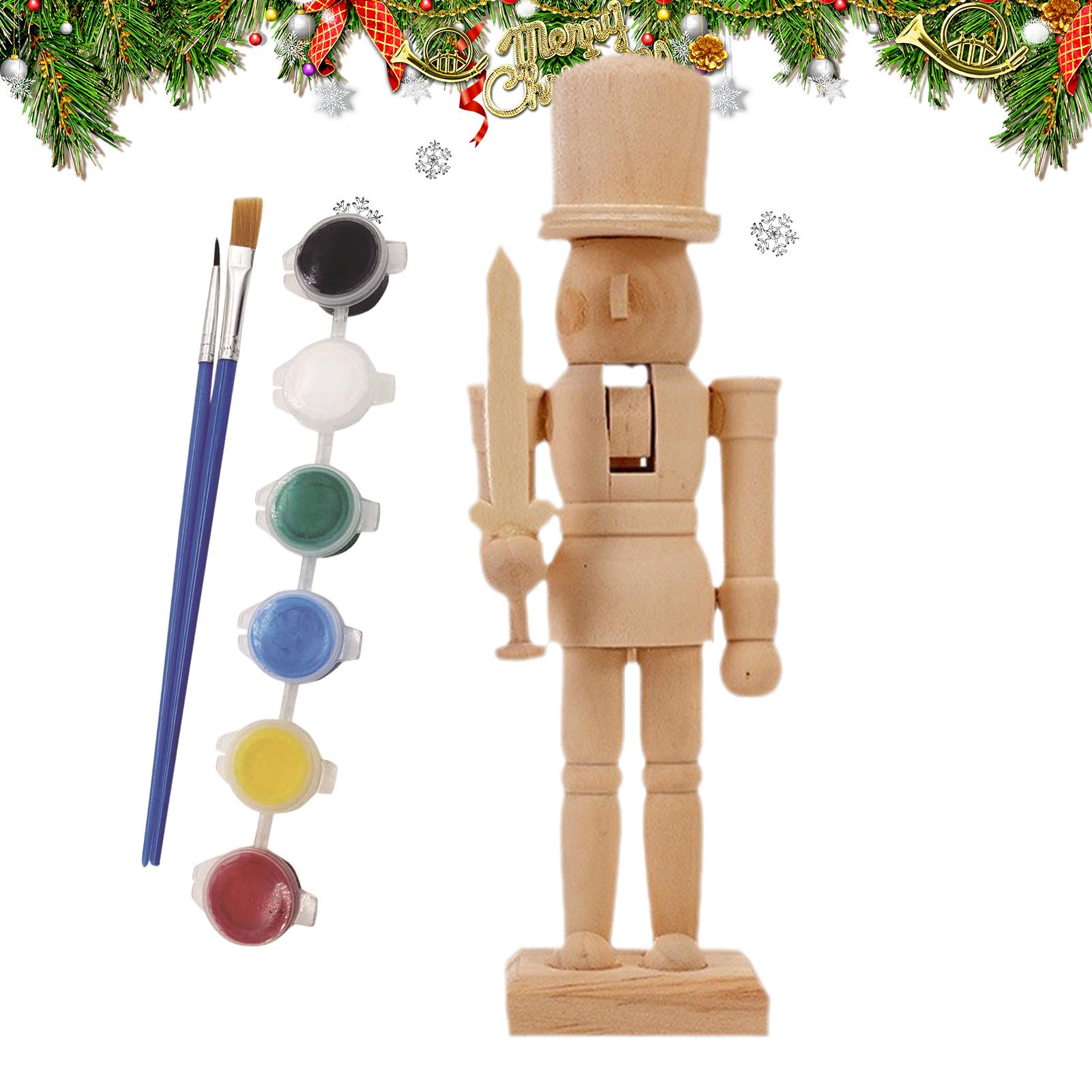 Paint Your Own Wooden Nutcrack - Nutcracker Figurine recension och pris