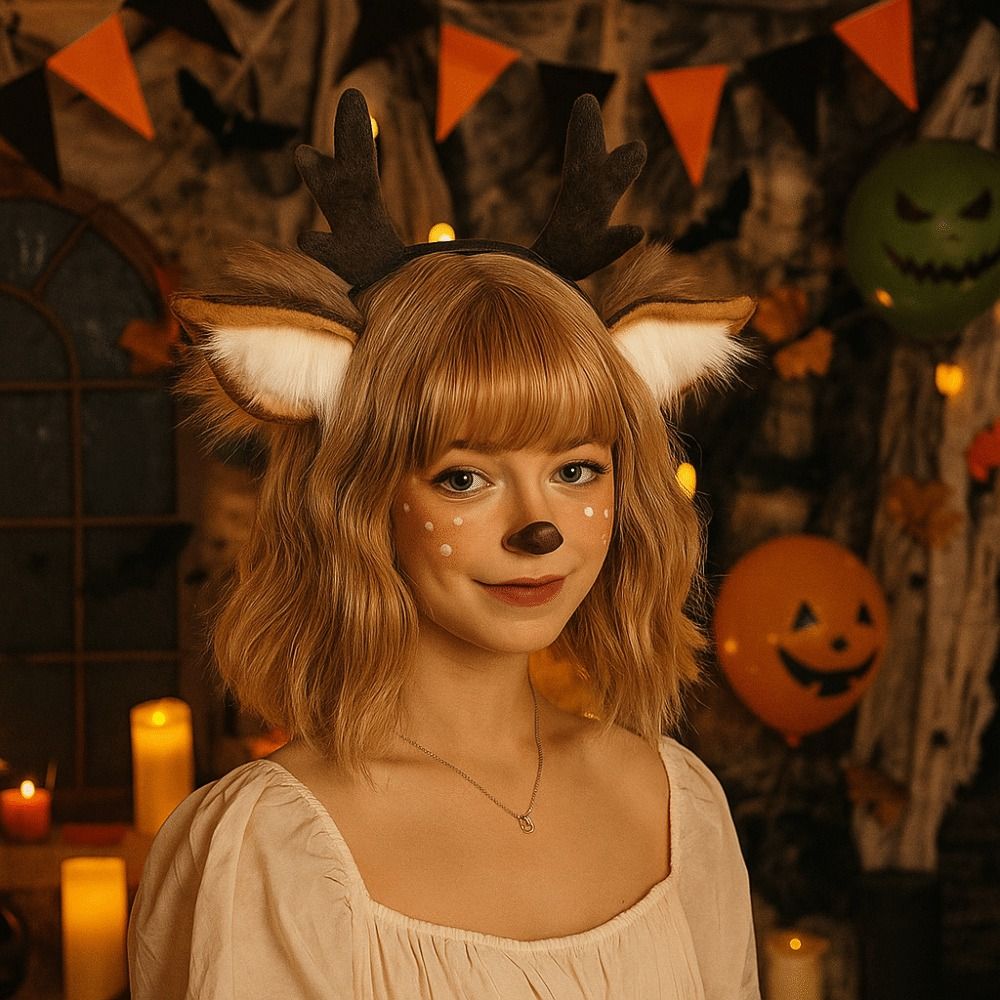 Unisex Deer Ears Reindeer Antl - Reindeer Antlers Headband recension och pris