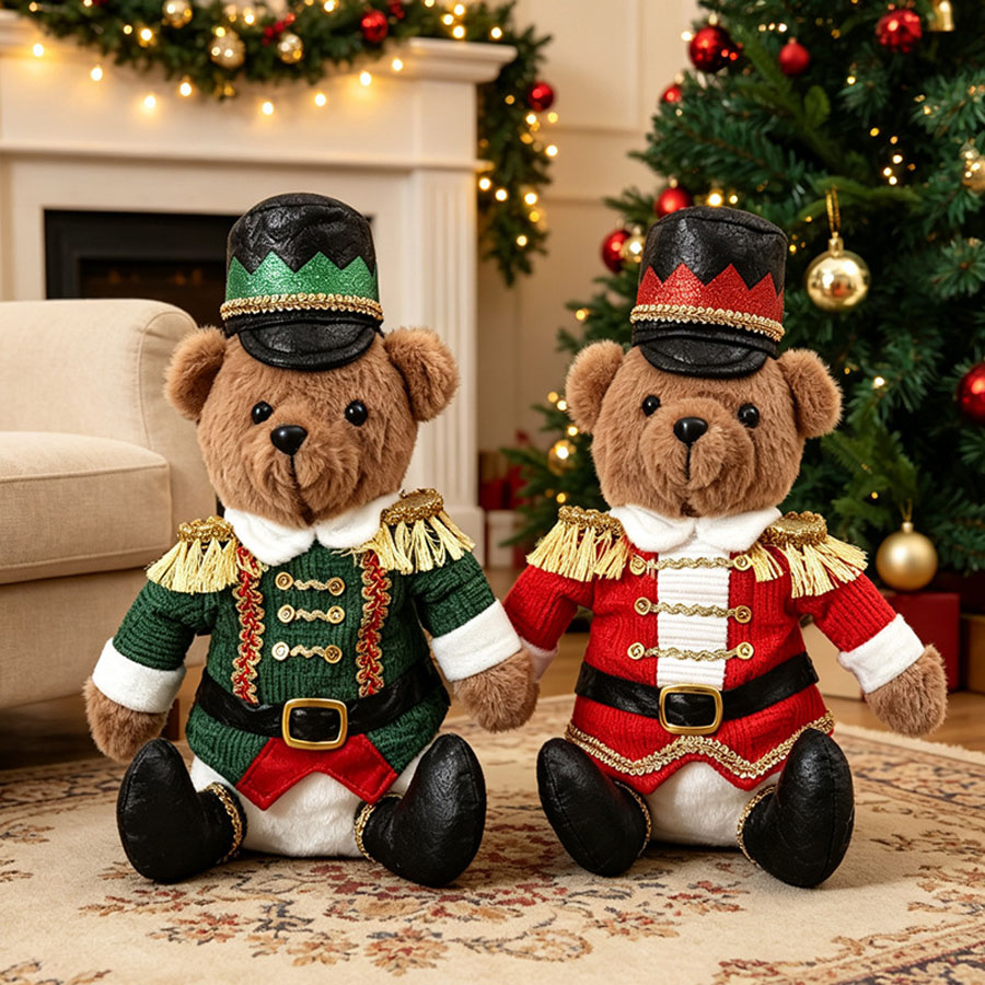 Christmas Soldier Bear Doll Nu - Nutcracker Figurine recension och pris