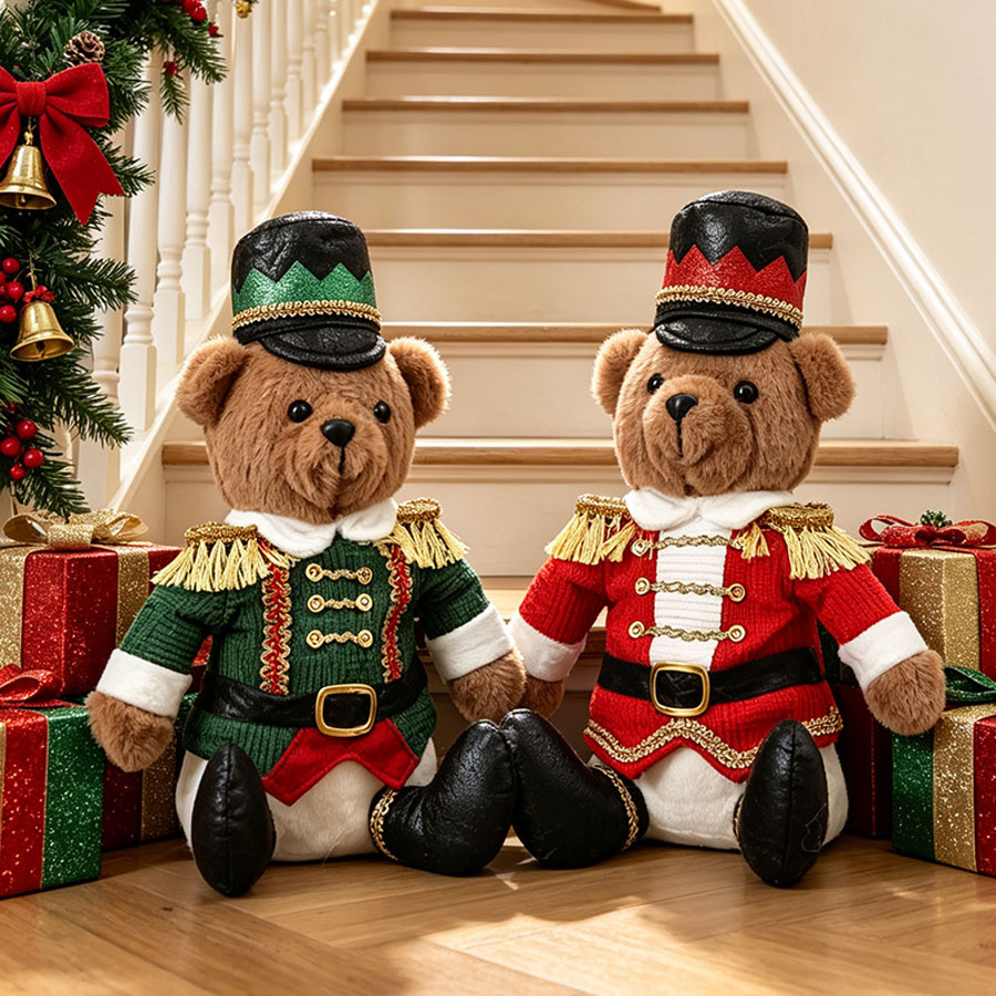 Christmas Soldier Bear Doll Nu - Nutcracker Figurine recension och pris
