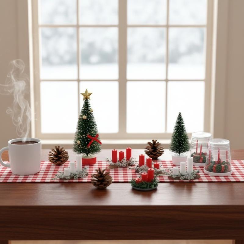 ! 1:12 Miniature Dollhouse Chr - Holiday Candle Set recension och pris