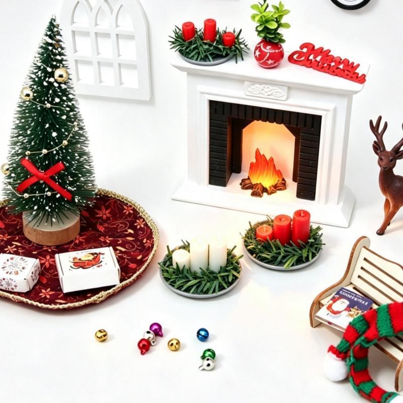 ! 1:12 Miniature Dollhouse Chr - Holiday Candle Set recension och pris