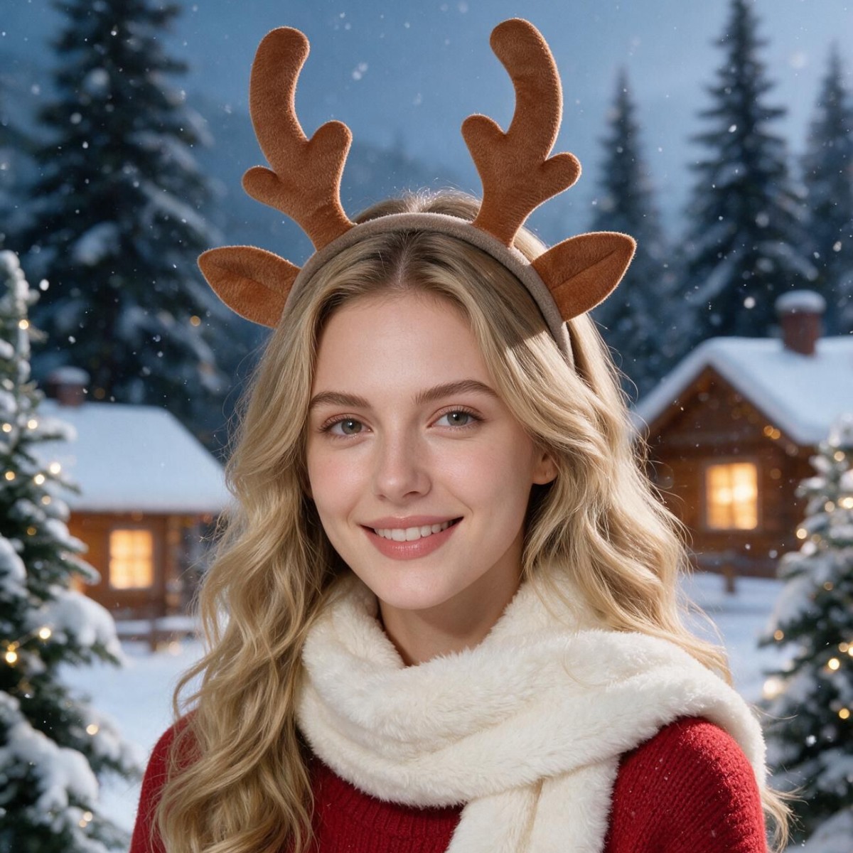 1/2/3PCS Christmas Plush Reind - Reindeer Antlers Headband recension och pris