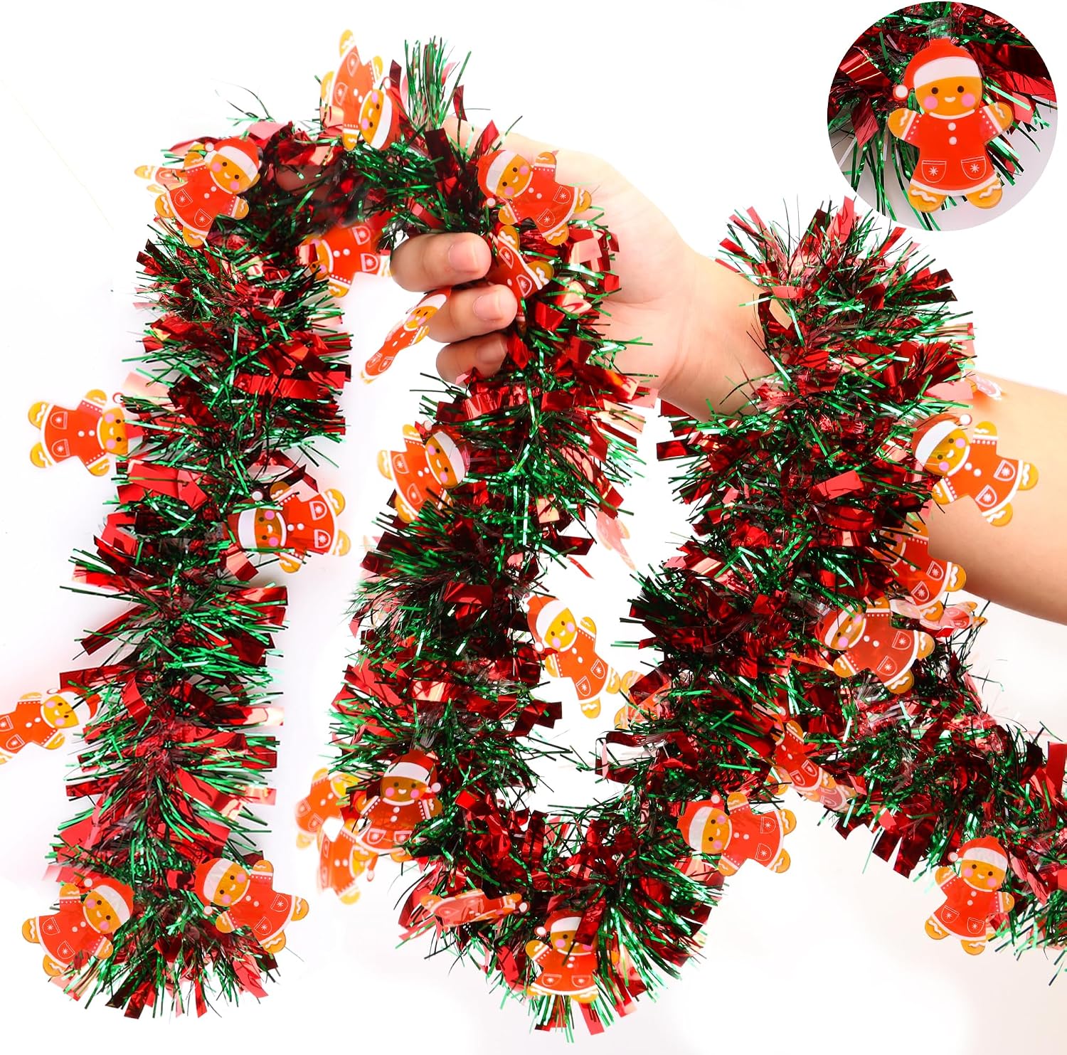Christmas Garland Decorations  - Tinsel Garland Decoration recension och pris