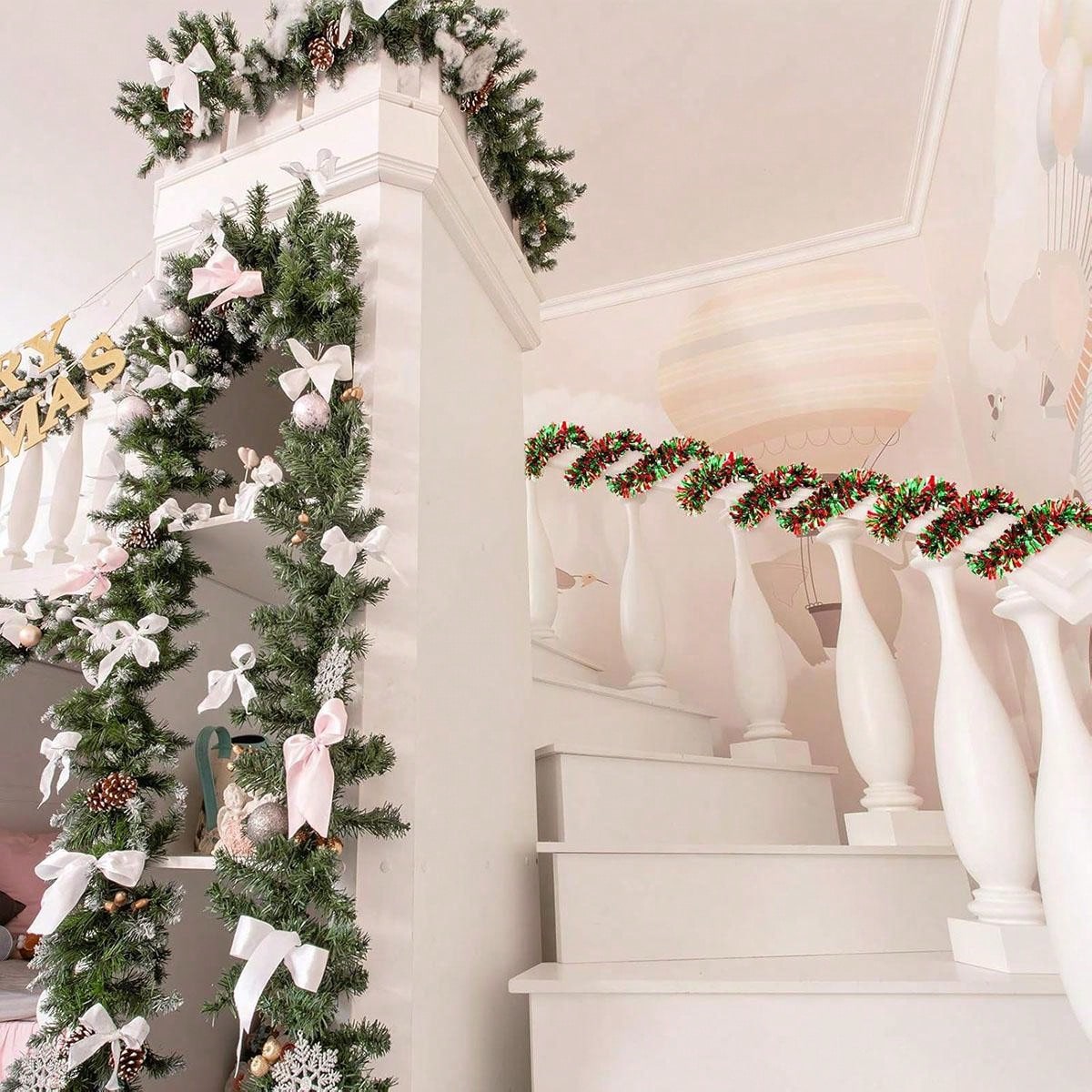 Christmas Garland Decorations  - Tinsel Garland Decoration recension och pris