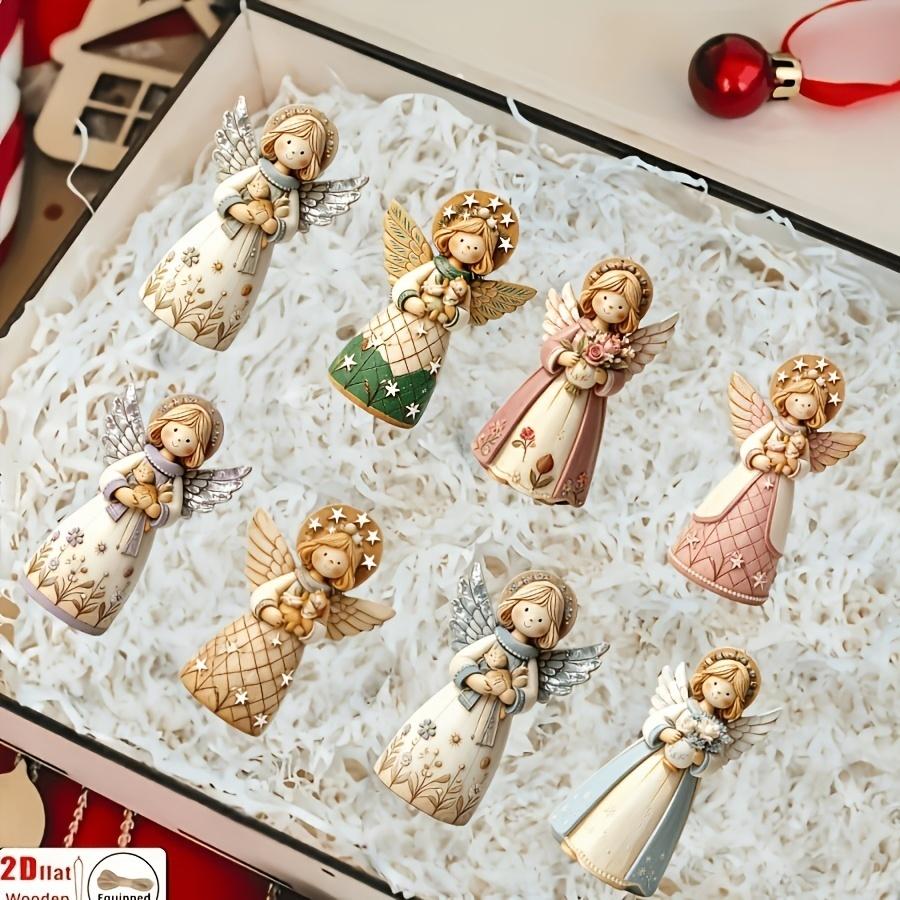 1/5/10/20/50/100pcs 2D Templat - Christmas Tree Artificial recension och pris