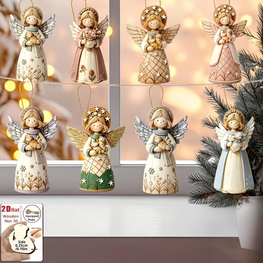 1/5/10/20/50/100pcs 2D Templat - Christmas Tree Artificial recension och pris