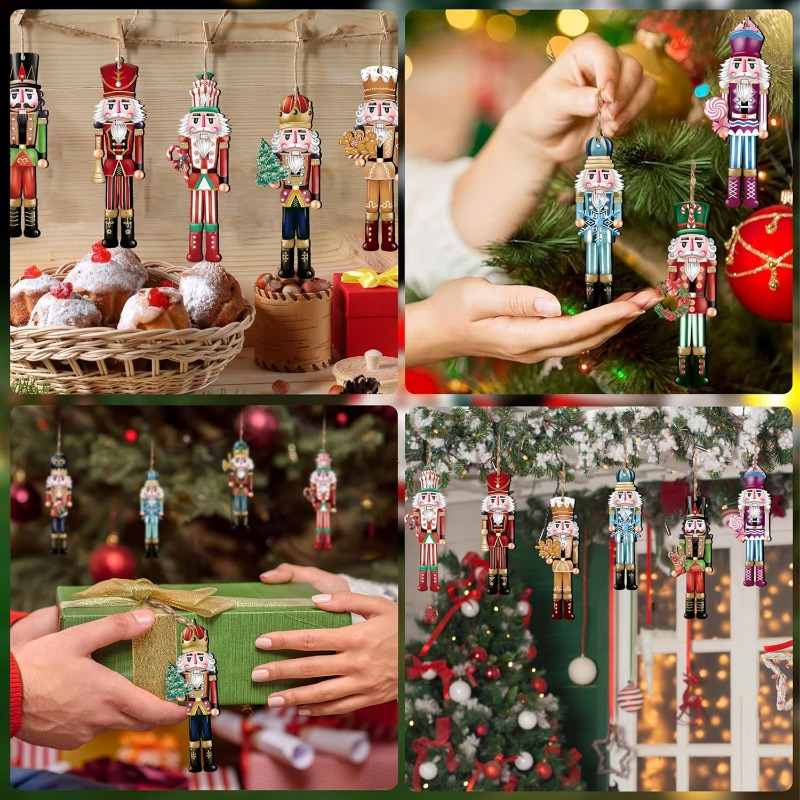 12/16pcs Wooden Nutcracker Sol - Nutcracker Figurine recension och pris