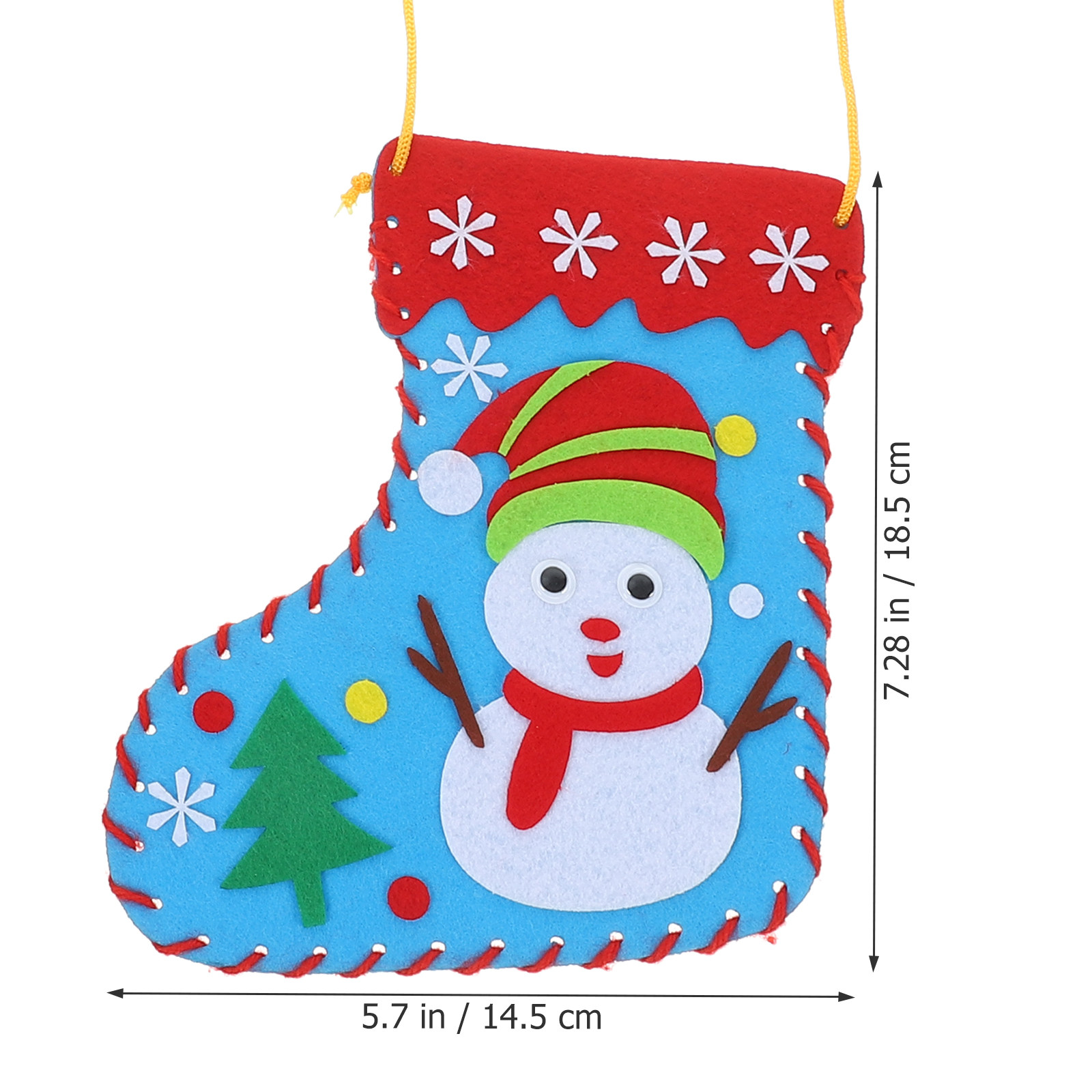 3Pcs Christmas Stocking DIY Ma - Christmas Stocking Hanging recension och pris