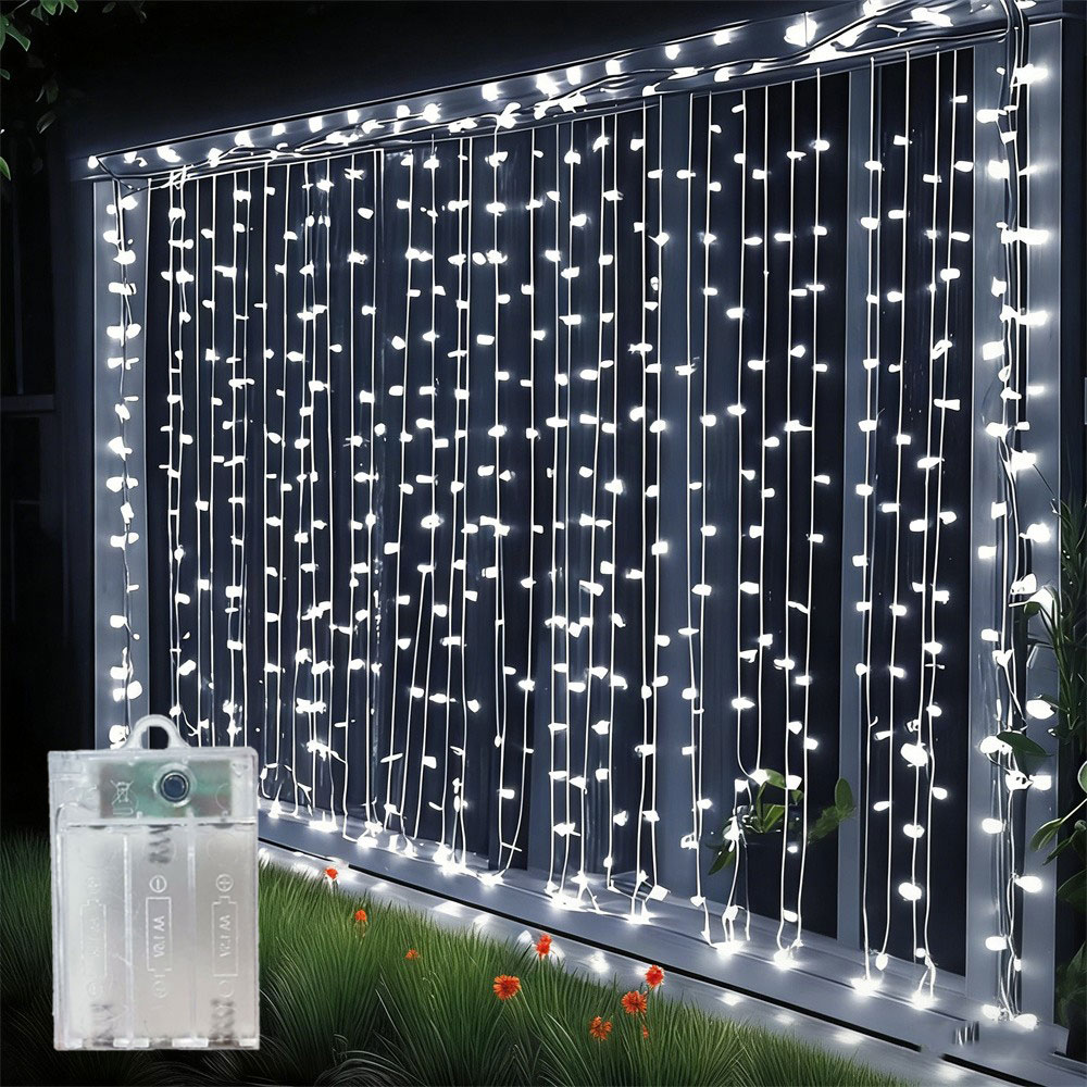 Battery Power 3/6m Curtain LED - Led Fairy String Lights recension och pris