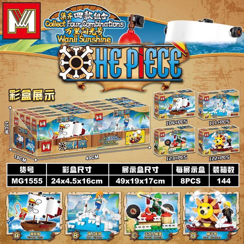4in1 One Piece THOUSAND SUNNY  - Lego Set Technic recension och pris