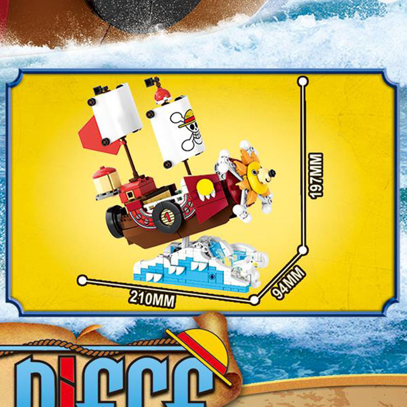 4in1 One Piece THOUSAND SUNNY  - Lego Set Technic recension och pris