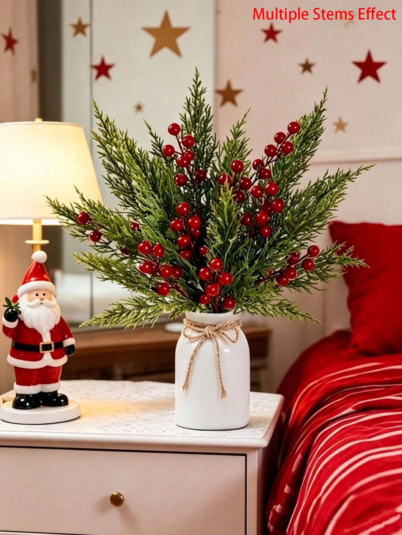 20pcs Artificial Pine Branches - Christmas Tree Artificial recension och pris