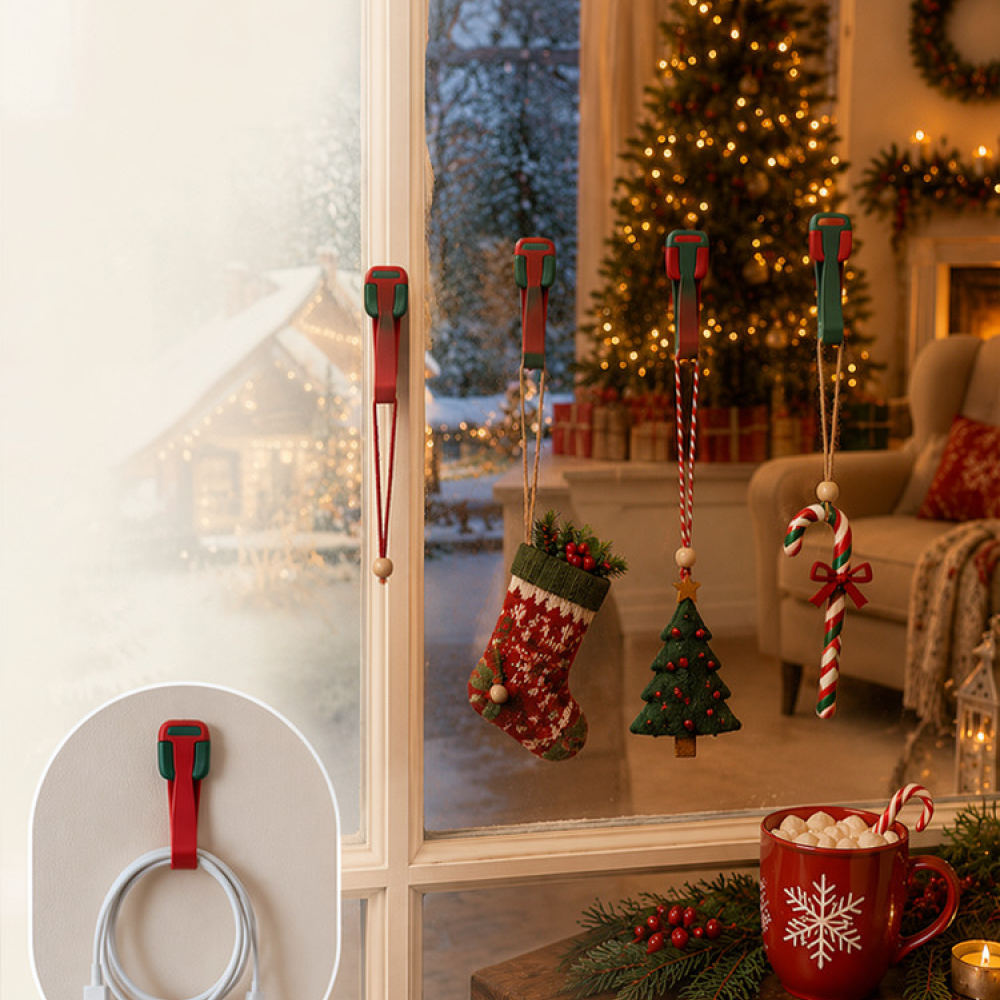Reusable Silicone Christmas Ha - Christmas Stocking Hanging recension och pris