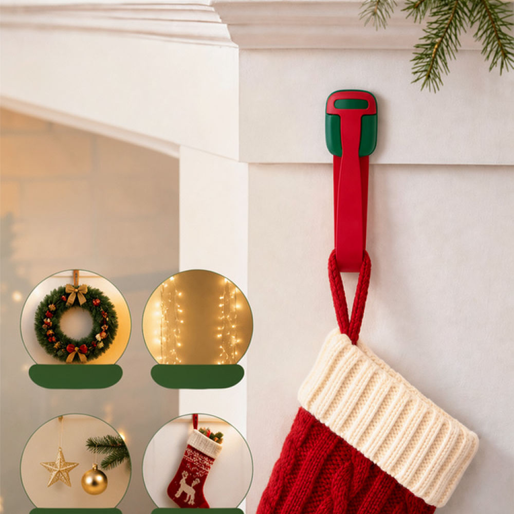 Reusable Silicone Christmas Ha - Christmas Stocking Hanging recension och pris